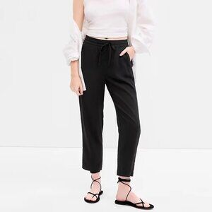 NWT GAP Factory Black XL Twill Easy Pants Lightweight